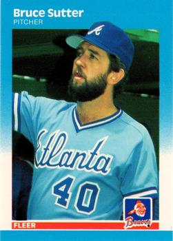 1987 Fleer - Glossy #530 Bruce Sutter Front