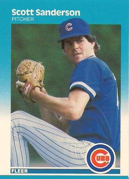 1987 Fleer - Glossy #573 Scott Sanderson Front