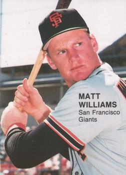 1987 Rookies (Cartoon Back, unlicensed) #2 Matt Williams Front