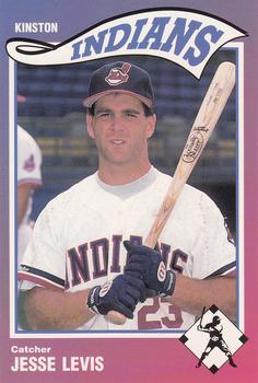 1990 Kinston Indians #8 Jesse Levis Front