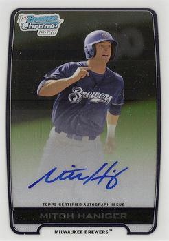 2012 Bowman Draft Picks & Prospects - Chrome Draft Pick Autographs #BCA-MH Mitch Haniger Front