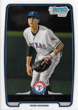 2012 Bowman Draft Picks & Prospects - Chrome Draft Picks #BDPP32 Joey Gallo Front