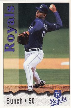 1996 Kansas City Royals Police #NNO Melvin Bunch Front