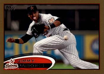 2012 Topps - Gold #585 Jimmy Paredes Front