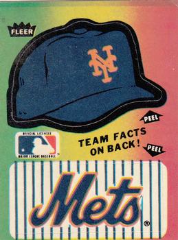 1983 Fleer - Team Stickers #NNO New York Mets Cap Front