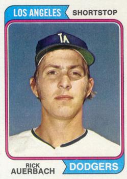 1974 Topps #289 Rick Auerbach Front