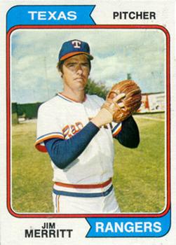 1974 Topps #318 Jim Merritt Front