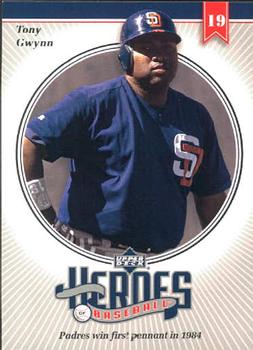 2002 Upper Deck Prospect Premieres - Heroes of Baseball: Tony Gwynn #HTG4 Tony Gwynn  Front