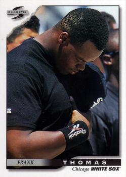 1996 Score #21 Frank Thomas Front