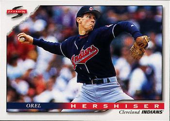 1996 Score #96 Orel Hershiser Front