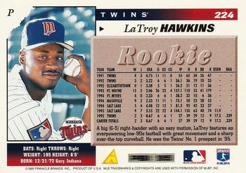 1996 Score #224 LaTroy Hawkins Back