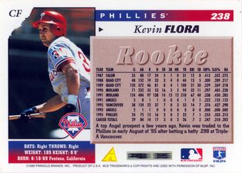 1996 Score #238 Kevin Flora Back
