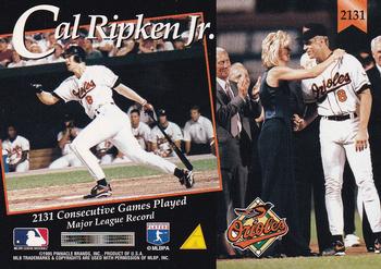 1996 Score #2131 Cal Ripken Jr. Back