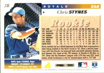 1996 Score #248 Chris Stynes Back