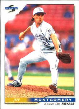 1996 Score #313 Jeff Montgomery Front