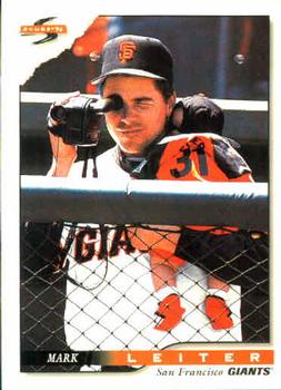 1996 Score #459 Mark Leiter Front