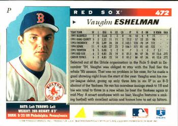 1996 Score #472 Vaughn Eshelman Back