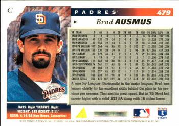 1996 Score #479 Brad Ausmus Back
