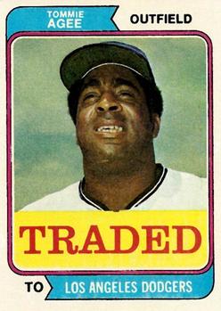 1974 Topps - Traded #630T Tommie Agee Front