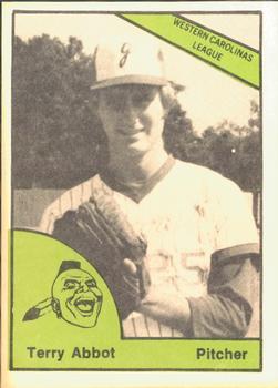 1978 TCMA Greenwood Braves #0352 Terry Abbott Front