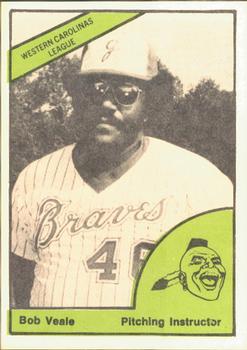 1978 TCMA Greenwood Braves #0360 Bob Veale Front
