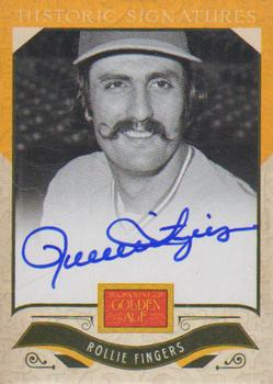 2012 Panini Golden Age - Historic Signatures #RF Rollie Fingers Front