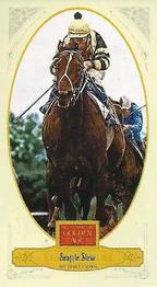 2012 Panini Golden Age - Mini Broad Leaf Brown Ink #114 Seattle Slew Front