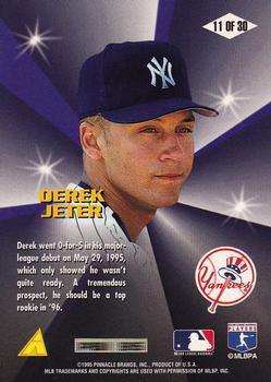 1996 Score - Diamond Aces #11 Derek Jeter Back