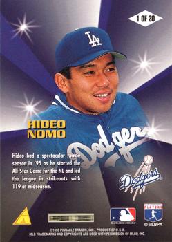 1996 Score - Diamond Aces #1 Hideo Nomo Back