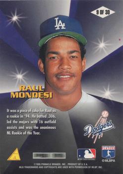 1996 Score - Diamond Aces #9 Raul Mondesi Back