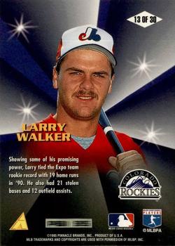 1996 Score - Diamond Aces #13 Larry Walker Back