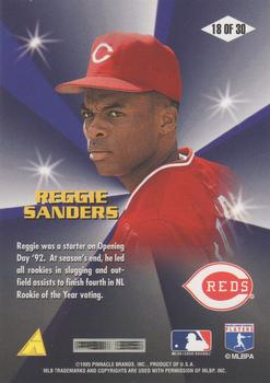 1996 Score - Diamond Aces #18 Reggie Sanders Back
