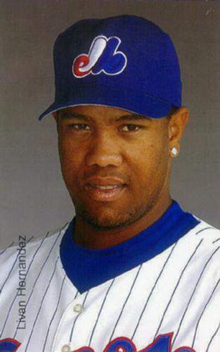 2003 Montreal Expos #14 Livan Hernandez Front