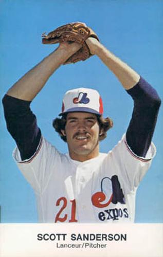 1979 Montreal Expos Postcards #NNO Scott Sanderson Front