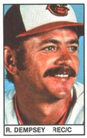 1982 All-Star Game Program Inserts #NNO Rick Dempsey Front