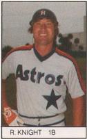 1984 All-Star Game Program Inserts #NNO Ray Knight Front
