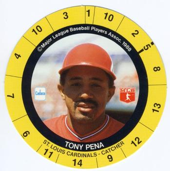 1989 Cadaco Discs #NNO Tony Pena Front