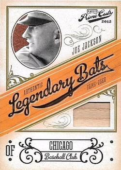 2012 Playoff Prime Cuts - Legendary Bats #14 Shoeless Joe Jackson Front