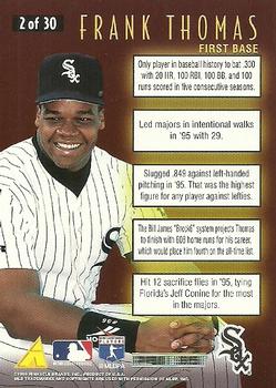 1996 Score - Numbers Game #2 Frank Thomas Back