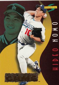 1996 Score - Numbers Game #10 Hideo Nomo Front