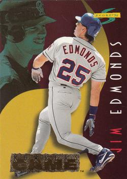 1996 Score - Numbers Game #15 Jim Edmonds Front