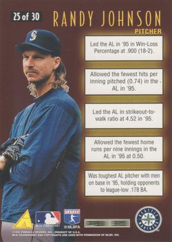 1996 Score - Numbers Game #25 Randy Johnson Back