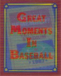 1988 Score - Magic Motion: Great Moments in Baseball #2 Steve Bedrosian: 06/29/1987 Front