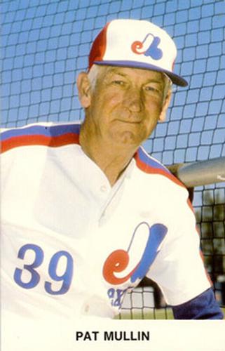 1981 Montreal Expos Postcards #NNO Pat Mullin Front