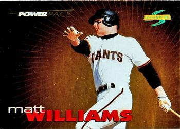 1996 Score - Power Pace #5 Matt Williams Front