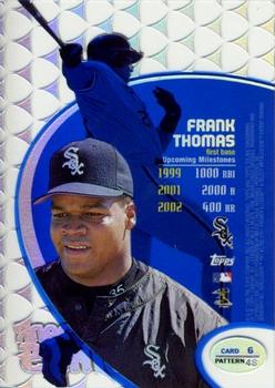 1998 Topps Tek - Pattern 48 #6 Frank Thomas Back