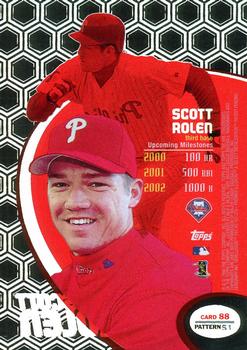 1998 Topps Tek - Pattern 51 #88 Scott Rolen Back