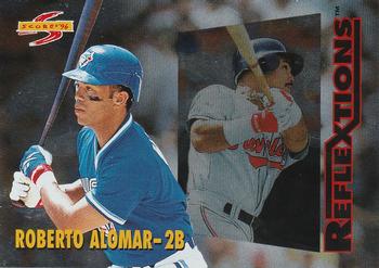 1996 Score - Reflextions #8 Roberto Alomar / Carlos Baerga Front