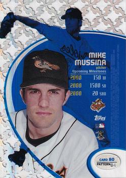 1998 Topps Tek - Pattern 84 #80 Mike Mussina Back