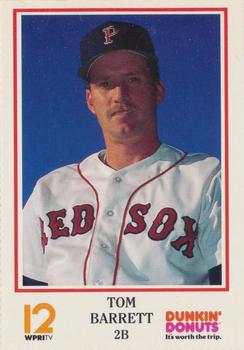 1991 Dunkin' Donuts Pawtucket Red Sox #NNO Tom Barrett Front